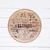 Detroit City Barrel Head - Motor City Barrels
