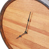 Whiskey Barrel Cap Clock - Motor City Barrels