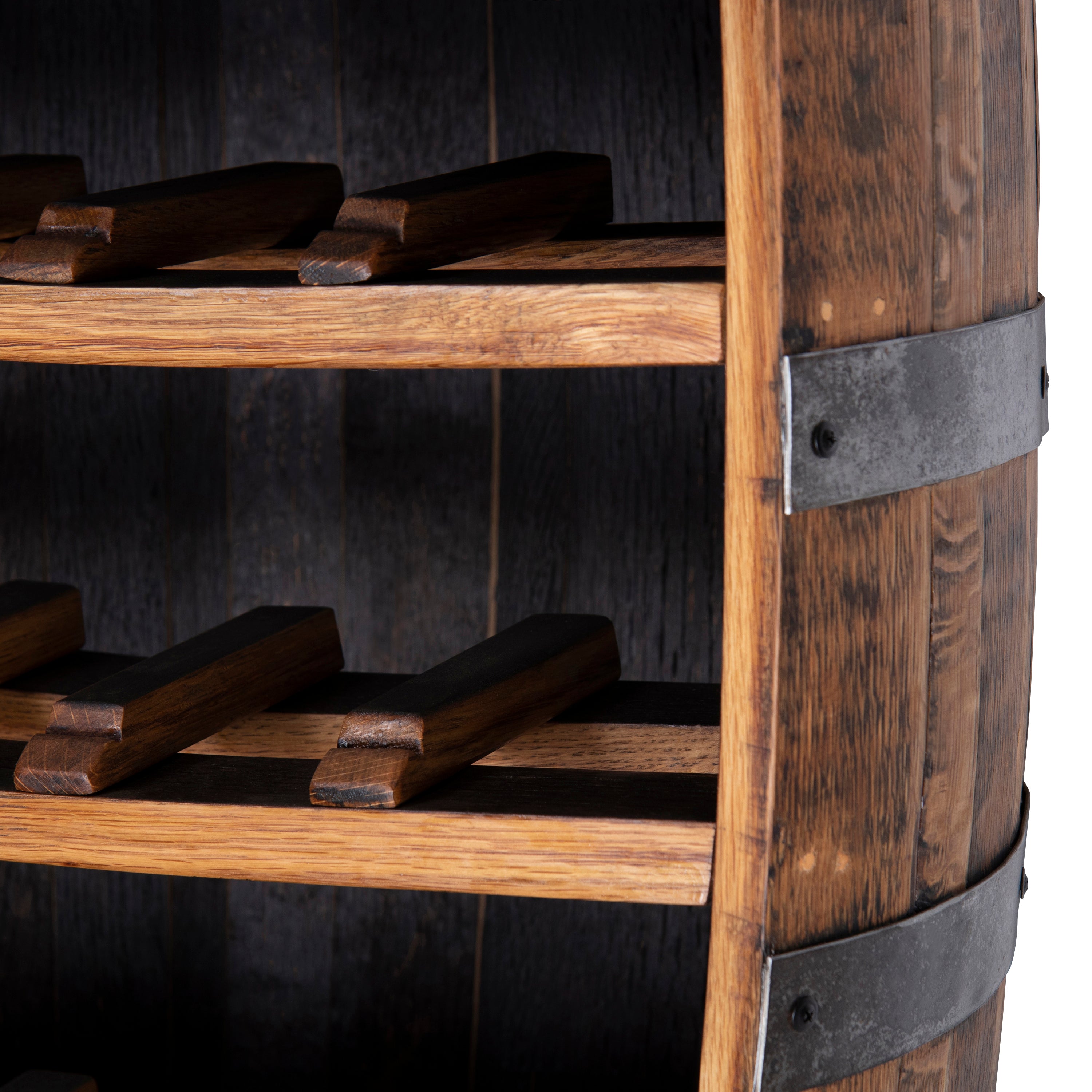 Beer barrel wine discount rack