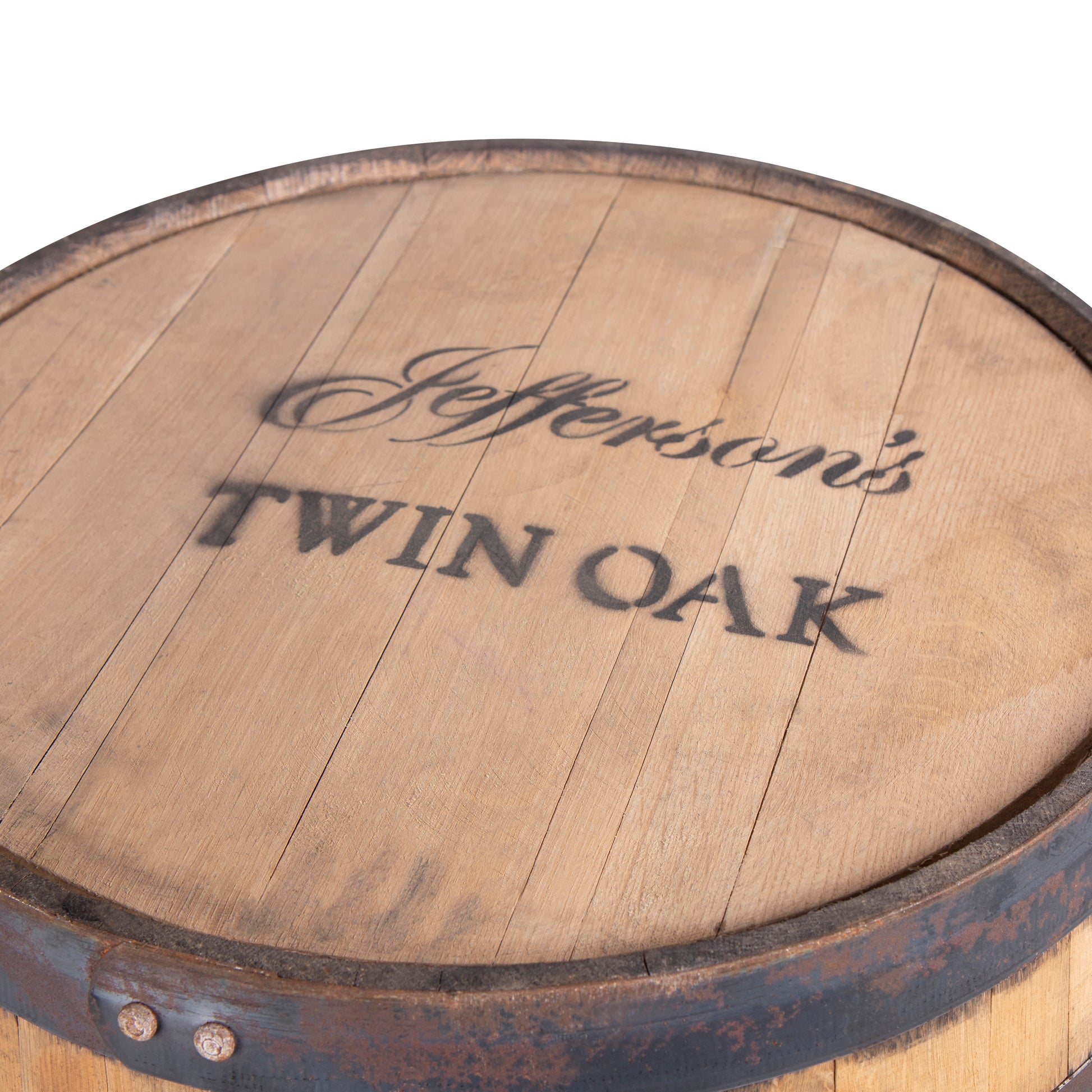 Furniture Grade - Jefferson's Twin Oak - Whiskey Barrel 53 Gallon - Motor City Barrels