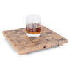 Fragment Series - Square Barrel Stave Cocktail Platter - Small - Motor City Barrels