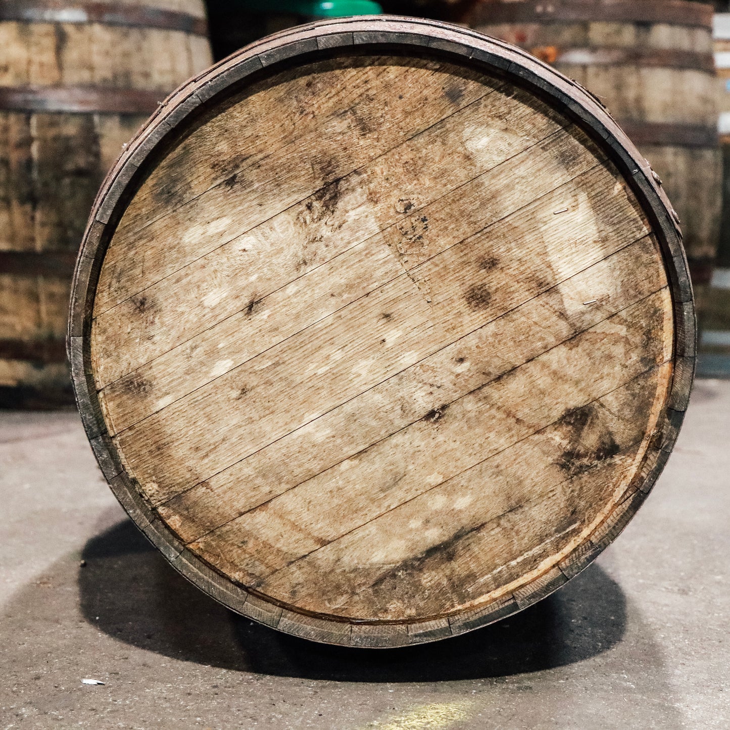 Grade B Whiskey Barrel Whole Authentic 53 Gallon - Motor City Barrels