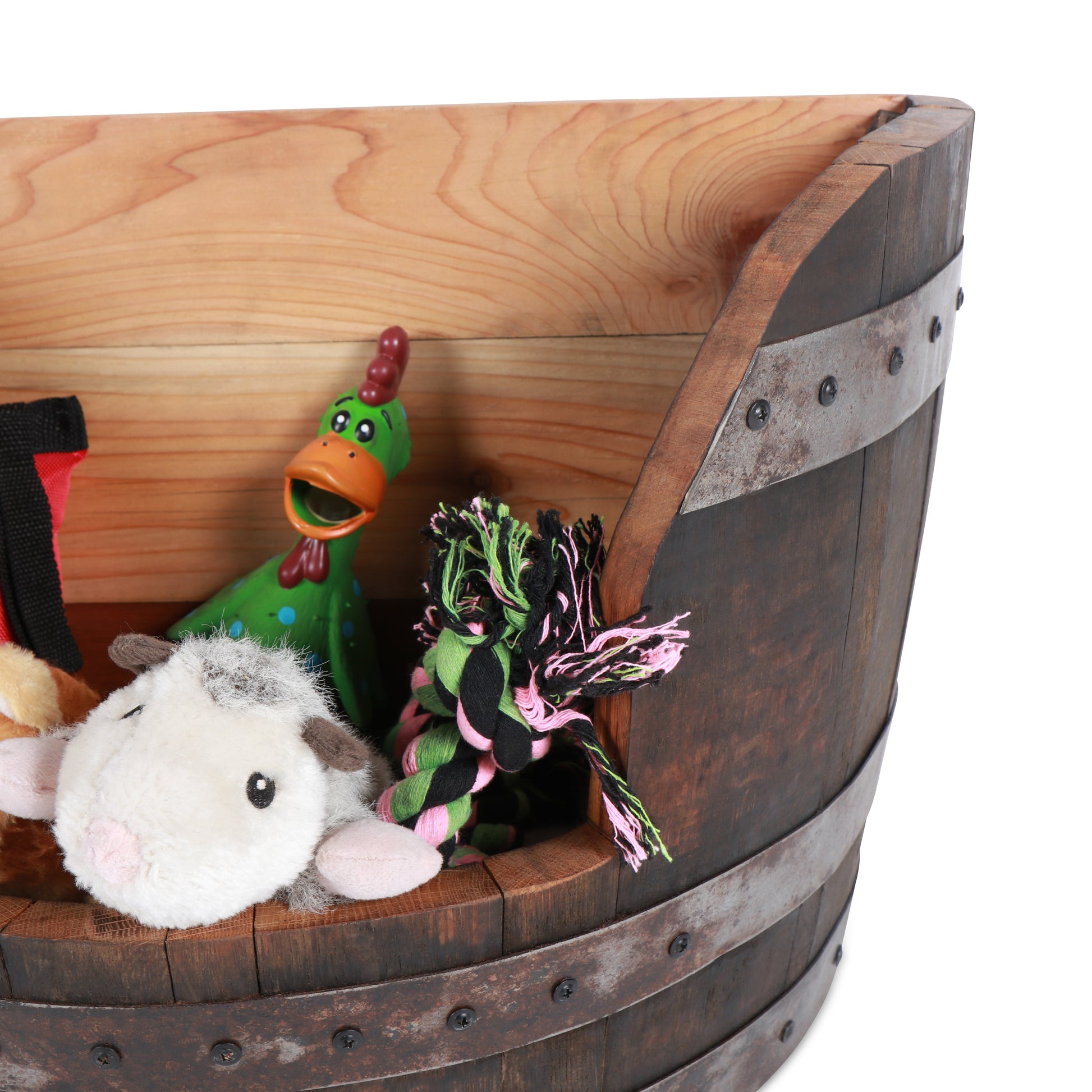 Pet Toy Chest - Motor City Barrels