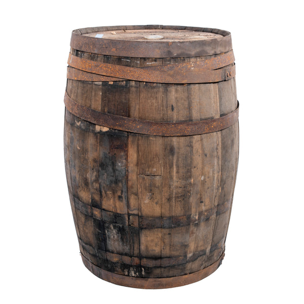 Grade C Whiskey Barrel Whole Authentic 53 Gallon - Motor City Barrels