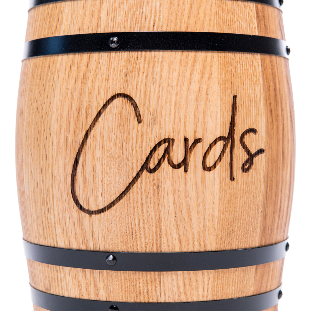 Barrell Card Personalized Wine Barrel Card Holder | Small Card Holder - Motor City ...