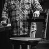 125 PROOF Bar Stool with Swivel Seat - Motor City Barrels