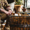 Whiskey Barrel Oak Coffee Table - Motor City Barrels