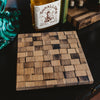 Fragment Series - Square Barrel Stave Cocktail Platter - Small - Motor City Barrels