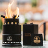 Mini Smokeless Campfire Pit with Smoking Wood Barrel Cubes - Motor City Barrels