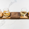 Flight with Tulip Brew Glassware (Free Customization) - Motor City Barrels