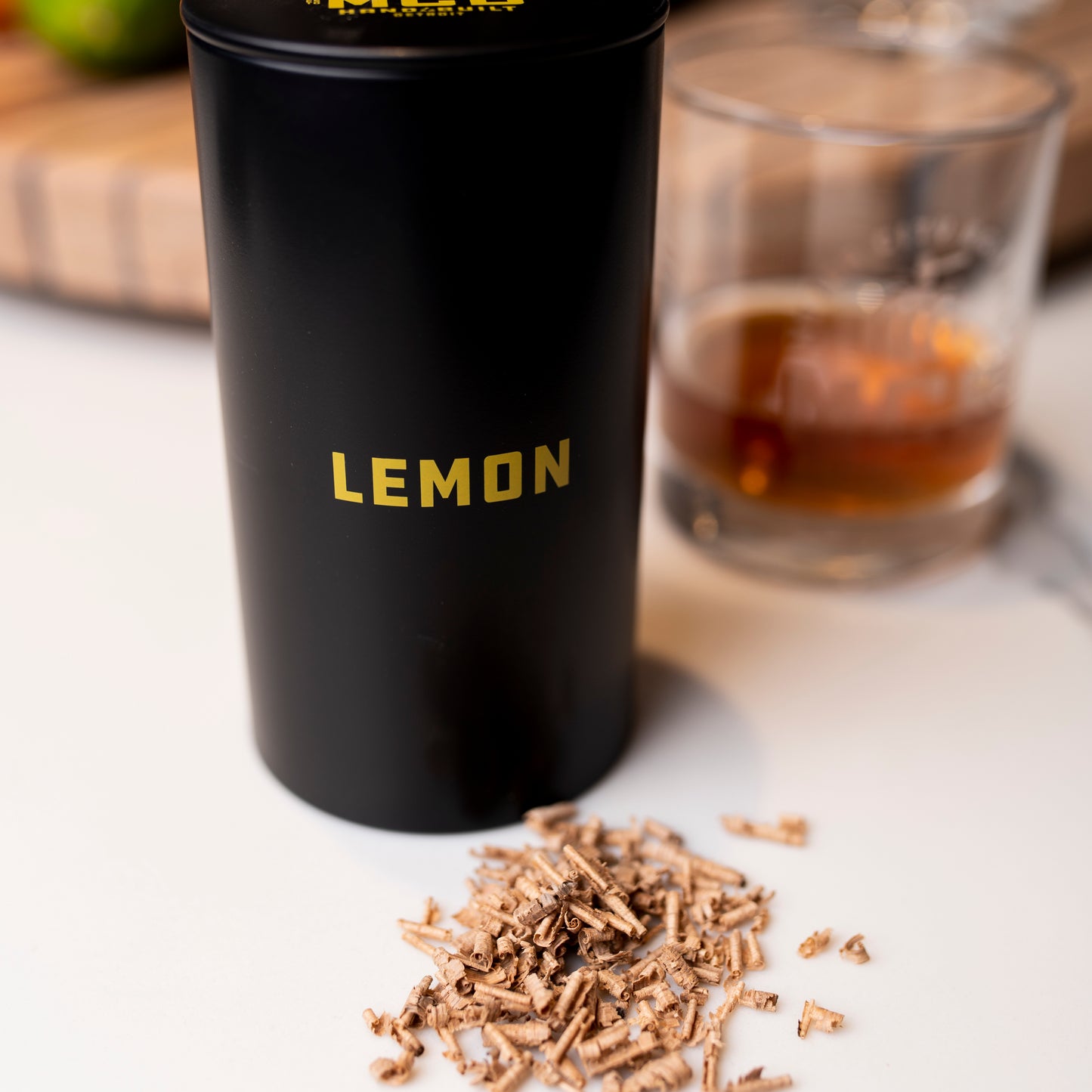 Lemon Flavor Smoked Cocktail Wood Chips - Large - Motor City Barrels