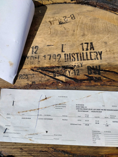 Furniture Grade - 1792 - Whiskey Barrel 53 Gallon