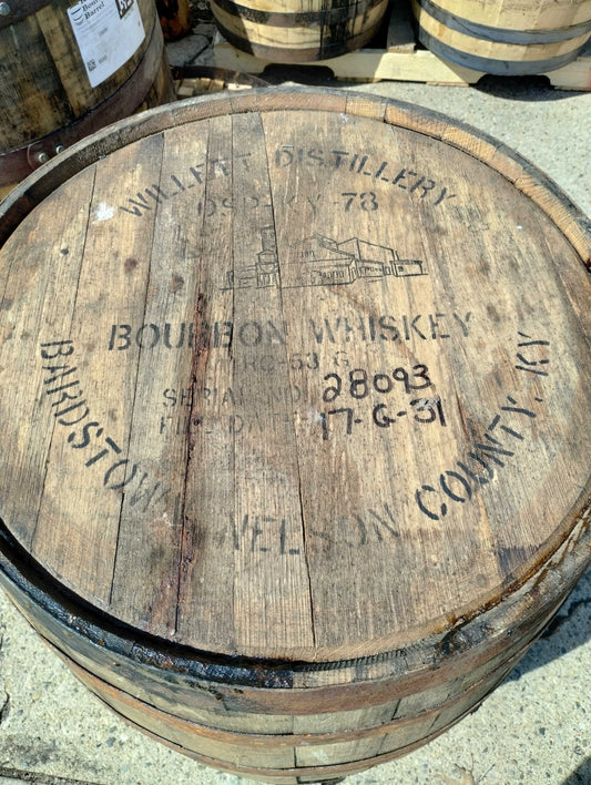 Furniture Grade - Willett Distillery - Whiskey Barrel 53 Gallon
