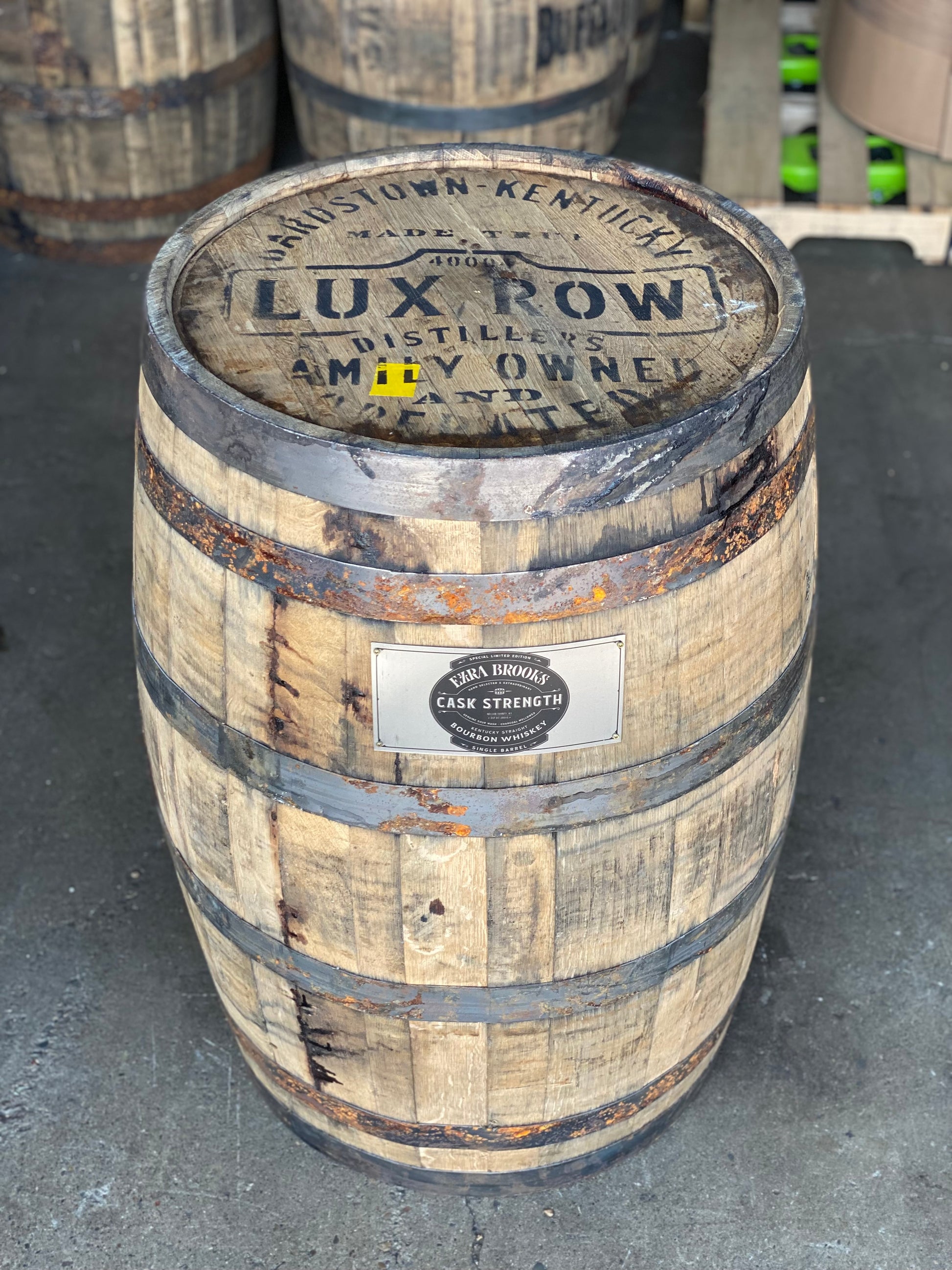 Furniture Grade - Lux Row - Whiskey Barrel 53 Gallon - Motor City Barrels